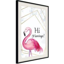 Arkiio Affisch Hi Flamingo! [Poster] 30x45 Poster